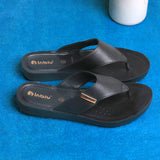 Inblu Women Black Thong Style Sandal with Slip-On Closure (BM14_BLACK)