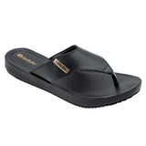 Inblu Women Black Thong Style Sandal with Slip-On Closure (BM14_BLACK)
