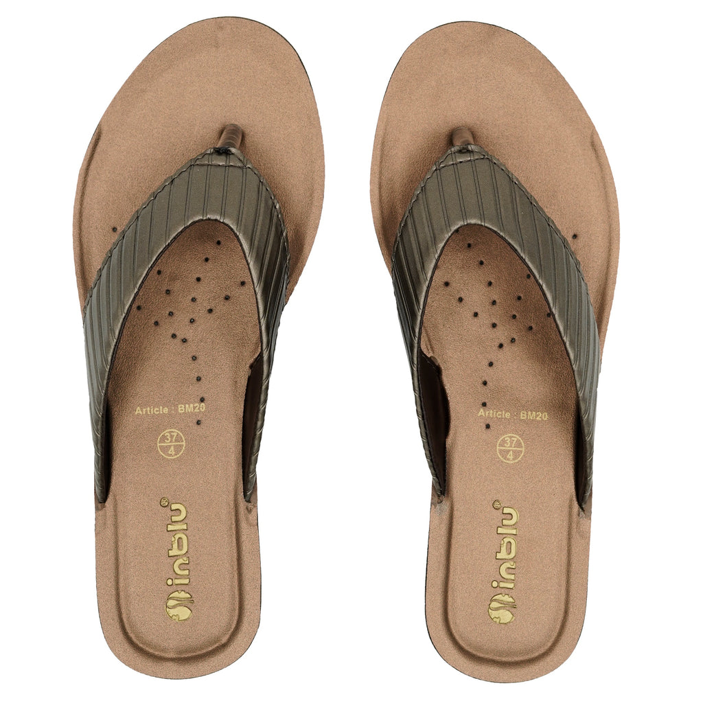 Inblu BRONZE Slipper with slip-on for female