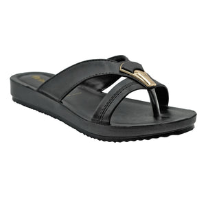 Inblu BLACK Slipper with slip-on for female
