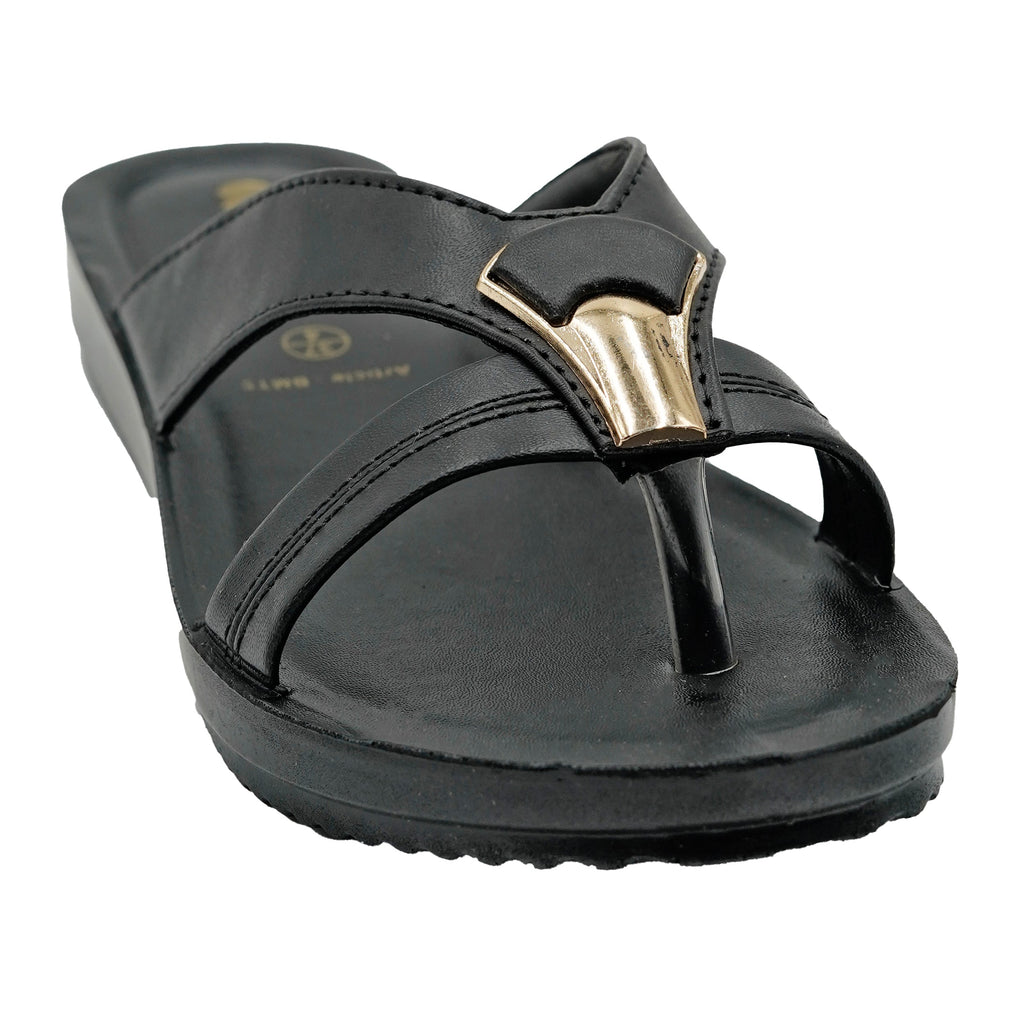 Inblu BLACK Slipper with slip-on for female
