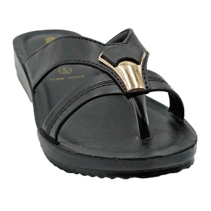 Inblu BLACK Slipper with slip-on for female