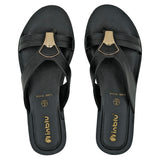 Inblu BLACK Slipper with slip-on for female