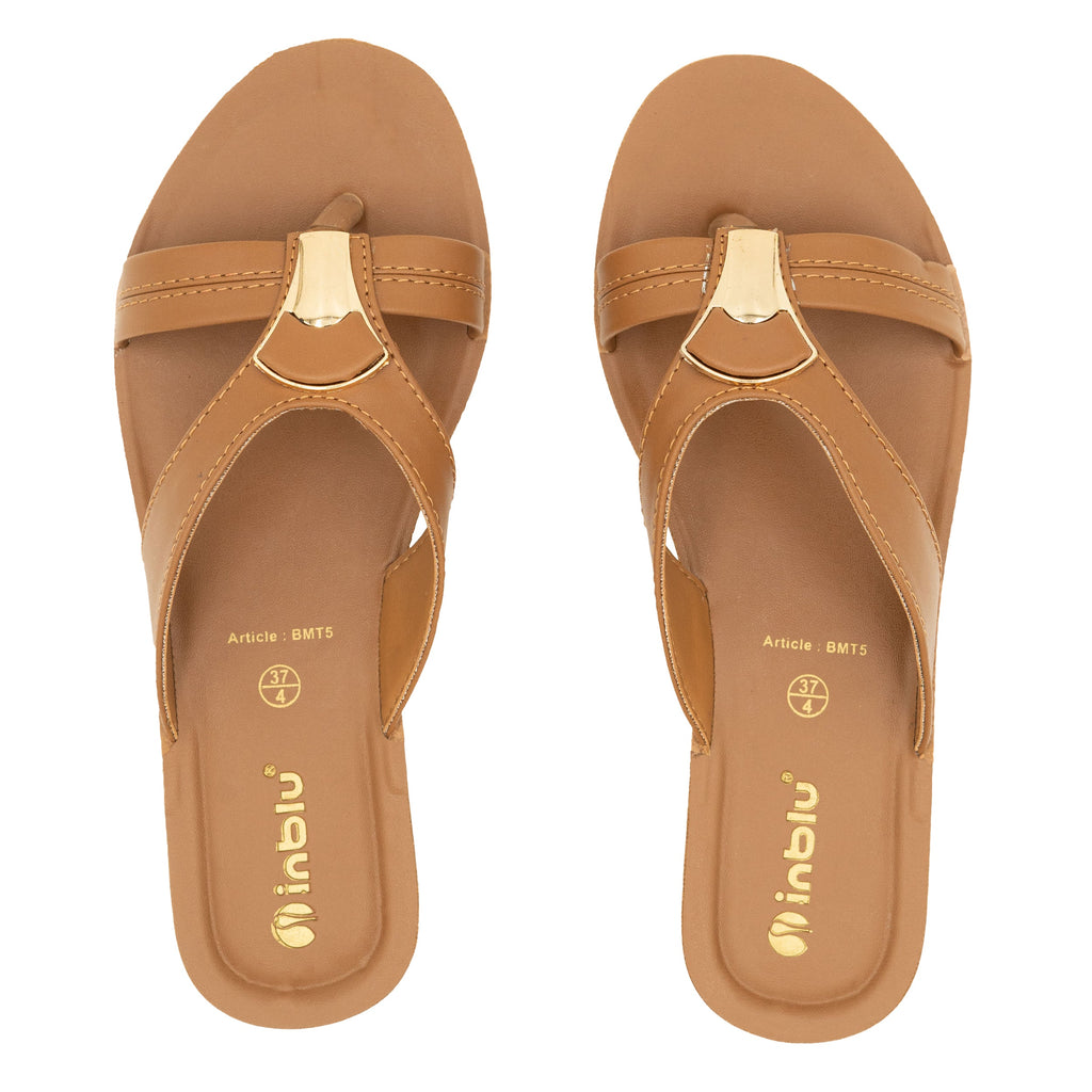 Inblu BLACK Slipper with slip-on for female
