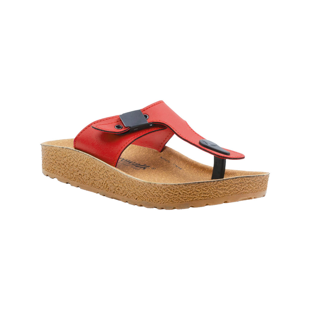 Aerowalk Women Slipper #CK10 - RED