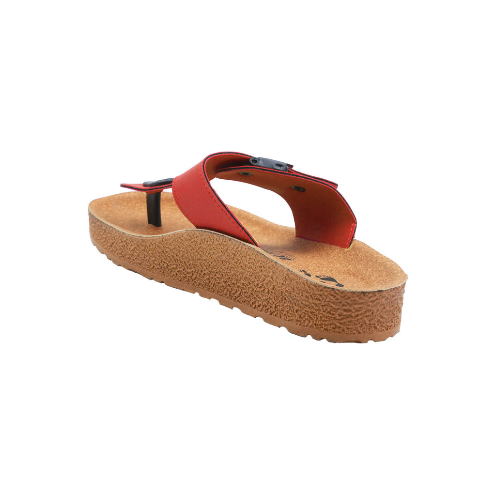 Aerowalk Women Slipper #CK10 - RED