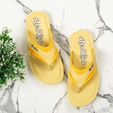 Aerokids Boys Yellow Thong Style Lightweight Sandal (CS67_YELLOW)