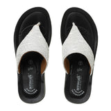 Aerowalk Women White Thong Flat Sandal (DI54_WHITE)