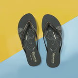Aerowalk Women Slipper #IR20 - BLACK