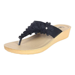 Inblu Women Slipper #PP07 - BLACK