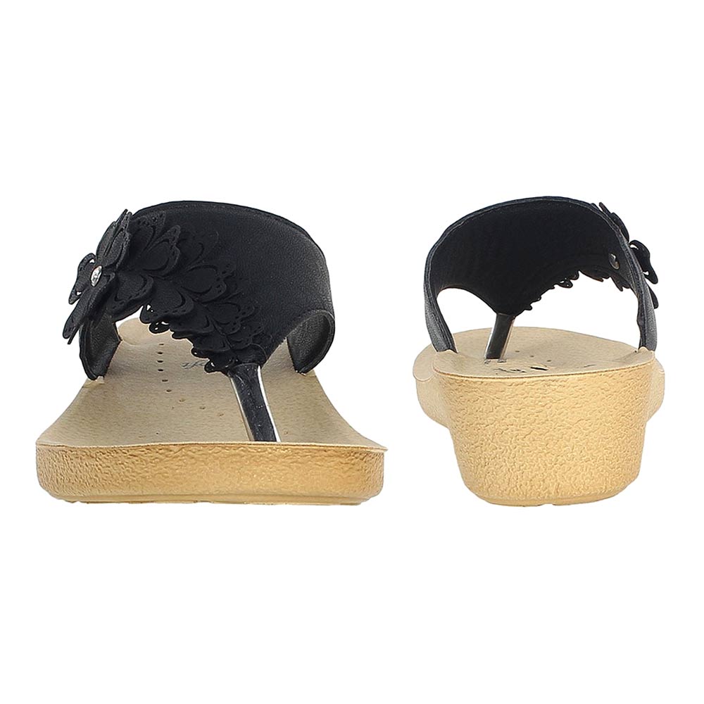 Inblu Women Slipper #PP07 - BLACK