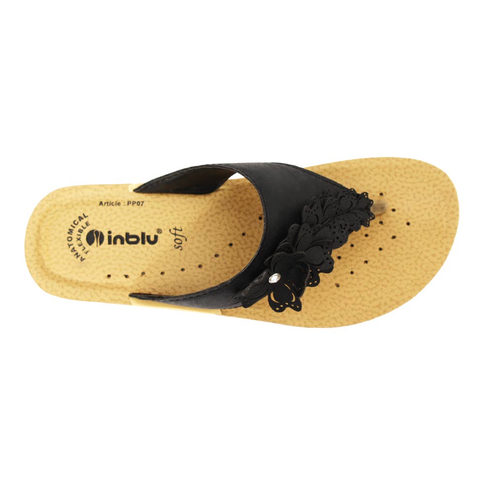 Inblu Women Slipper #PP07 - BLACK