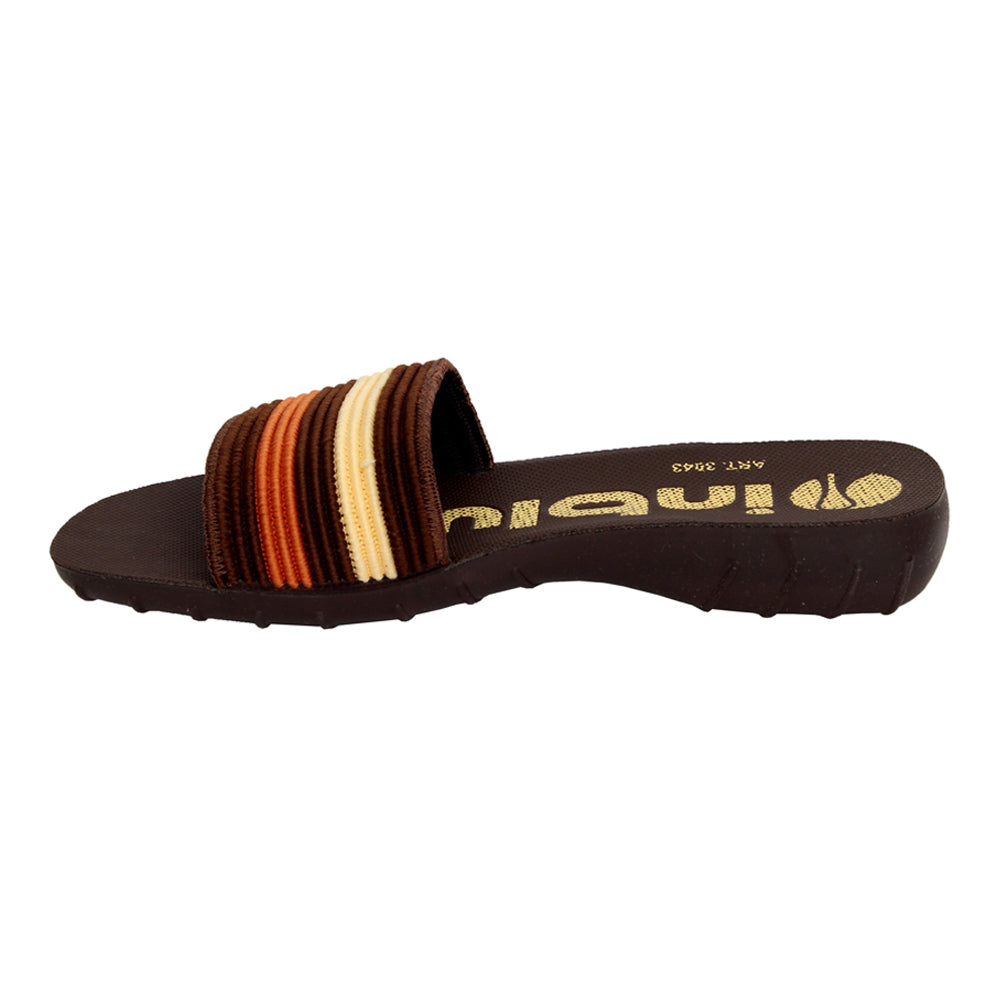 Inblu Women Slipper #3843 - BROWN & BEIGE