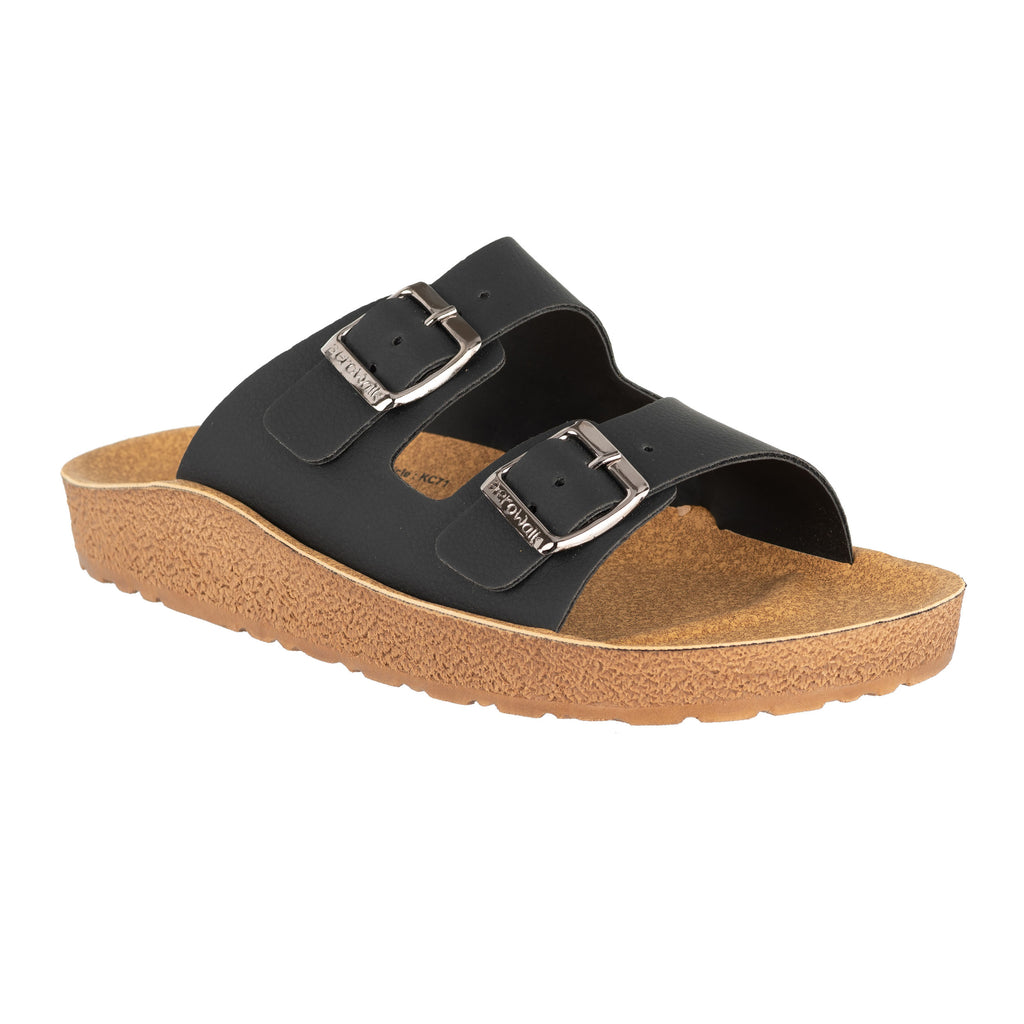 Aerowalk Men Slipper #KC71 - BLACK