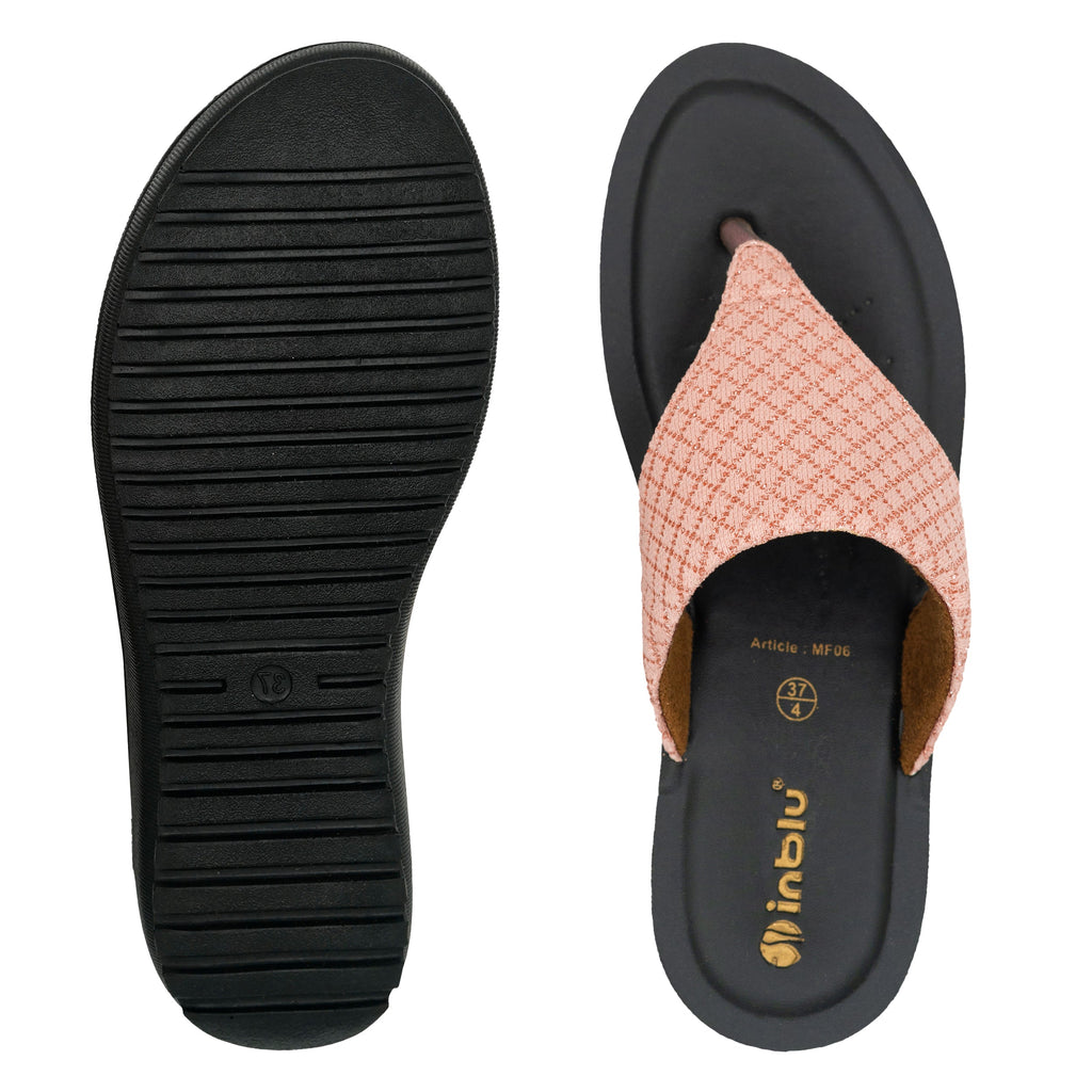 Inblu PINK Slipper with slip-on for female