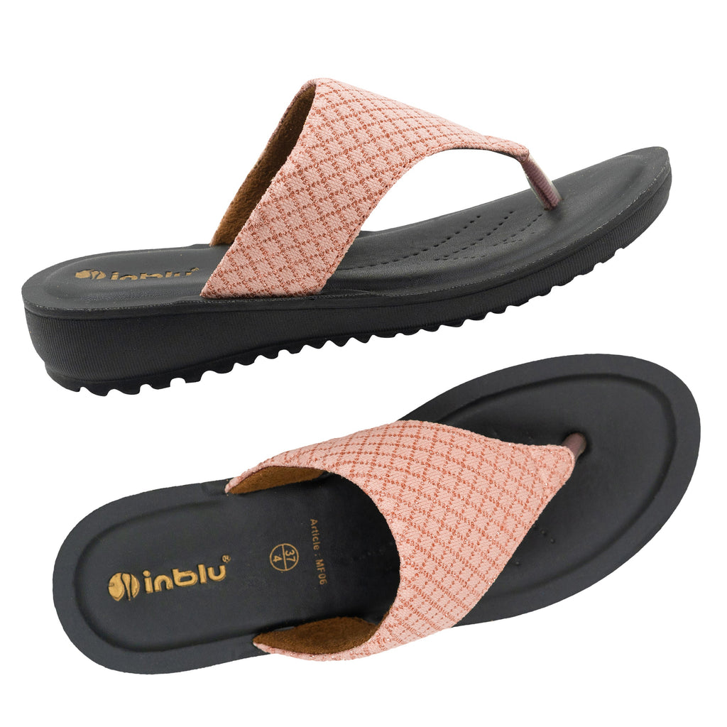 Inblu PINK Slipper with slip-on for female