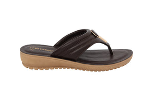 Inblu BROWN Slipper with slip-on for female