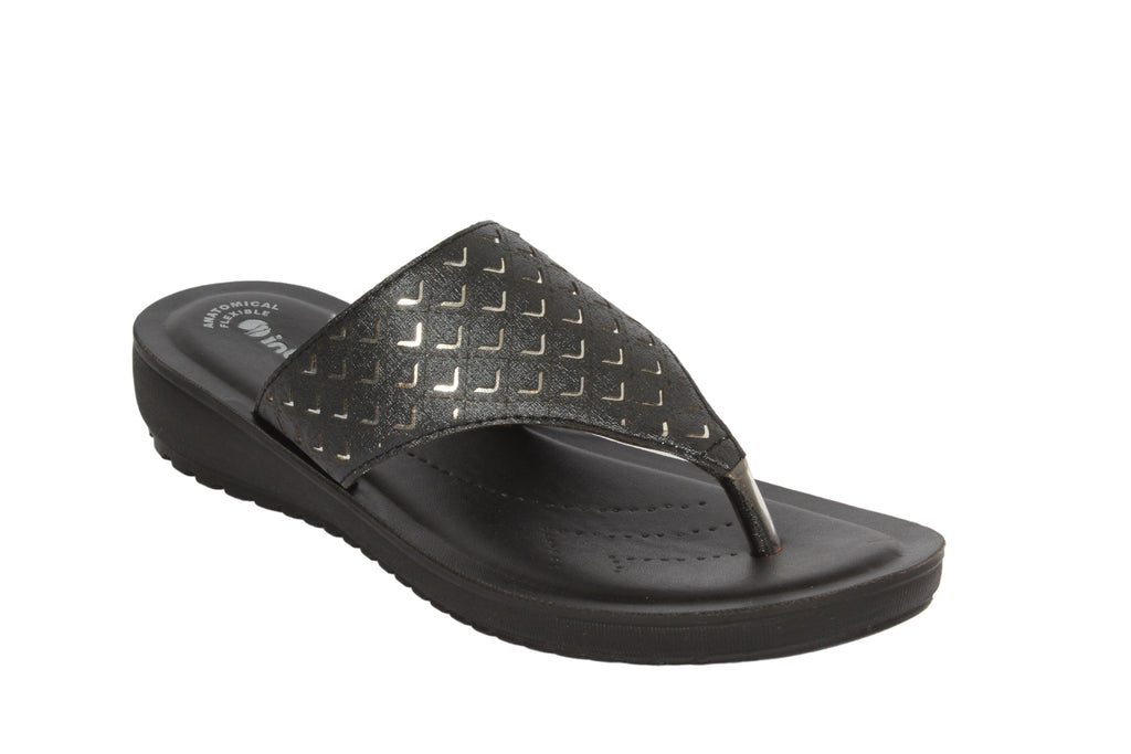 Inblu BLACK Slipper with slip-on for female