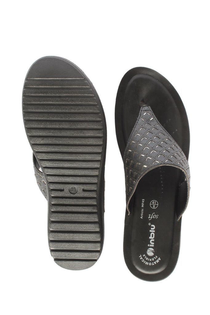 Inblu BLACK Slipper with slip-on for female