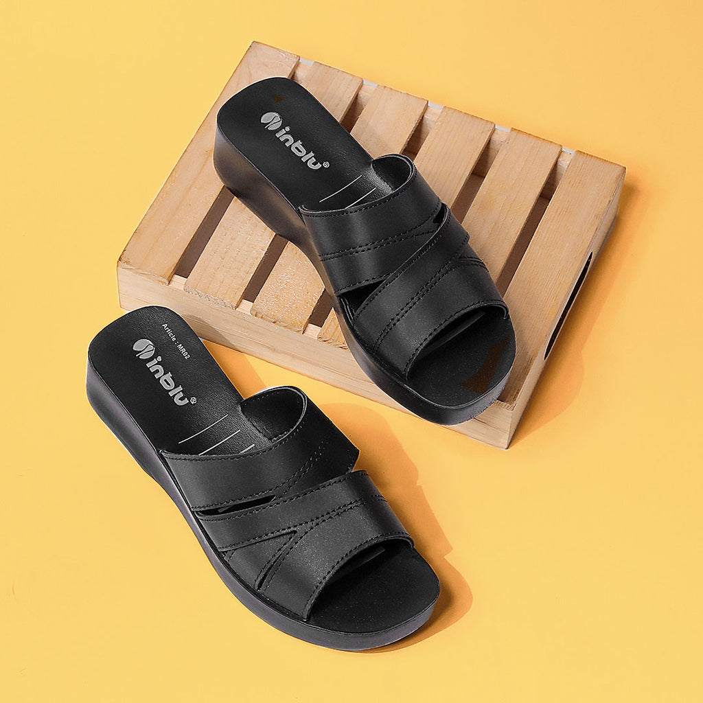 Inblu Women Sandal #MR02 - BLACK
