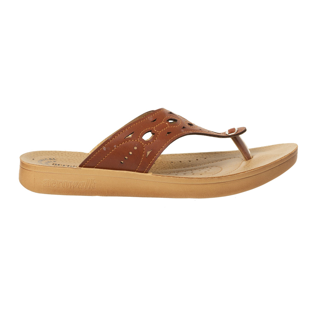 Aerowalk Women Slipper #MZ22 - TAN