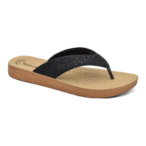 Aerowalk Women Slipper #MZ24 - BLACK