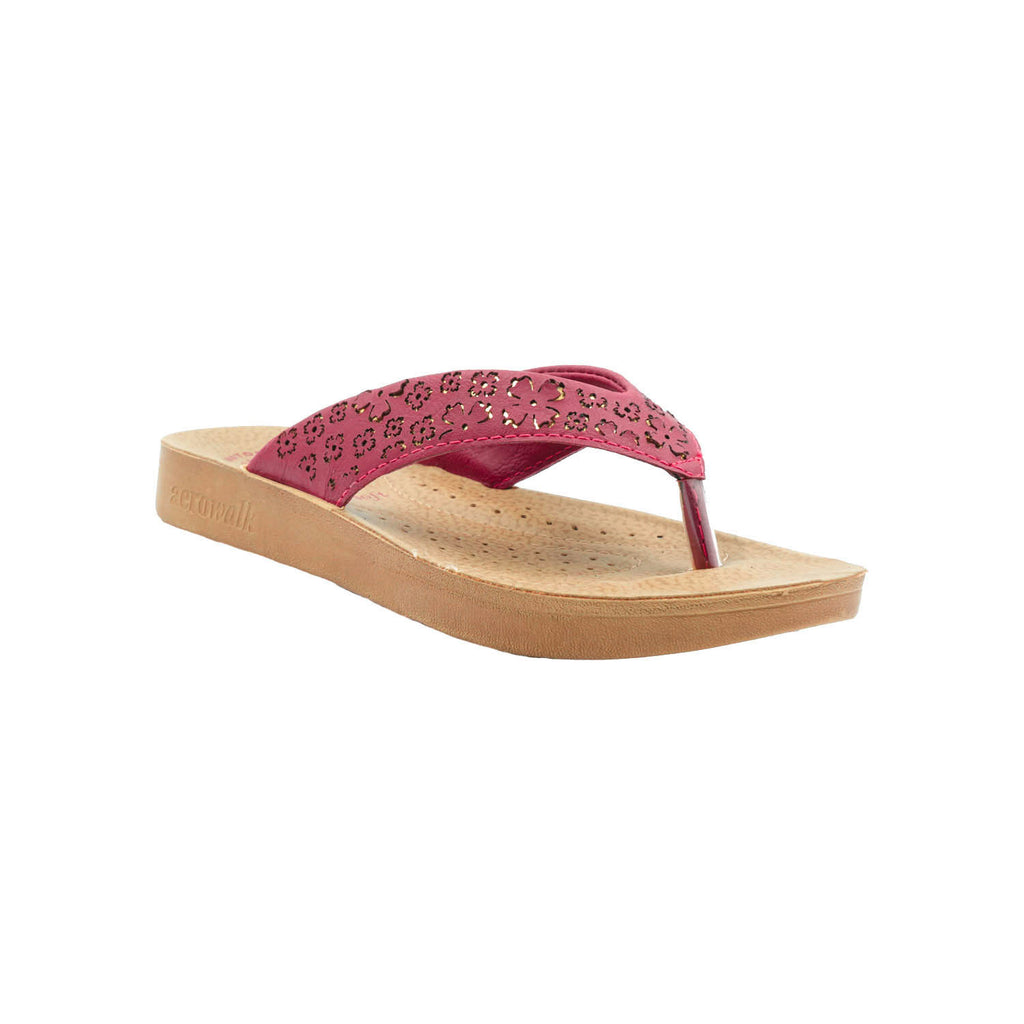 Aerowalk Women Slipper #MZ24 - RED