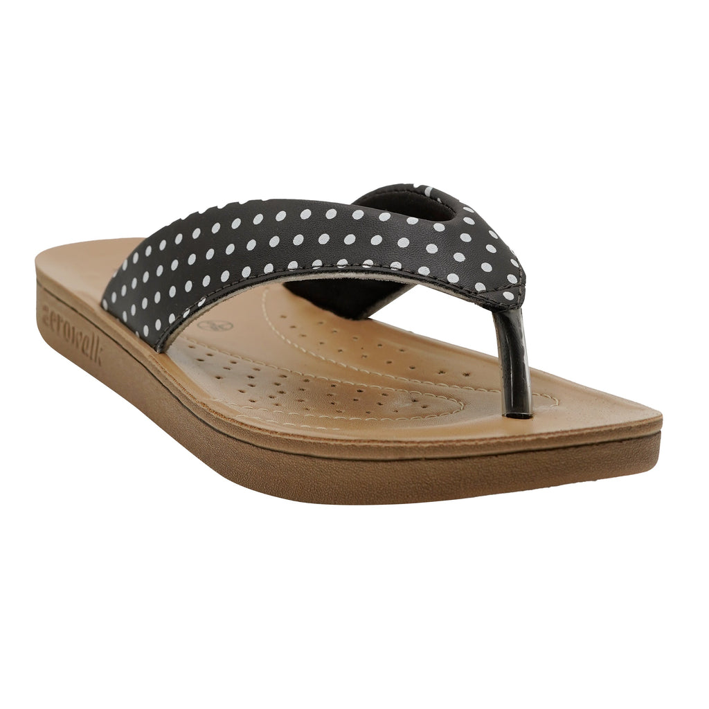 Aerowalk BROWN Slipper with slip-on for female