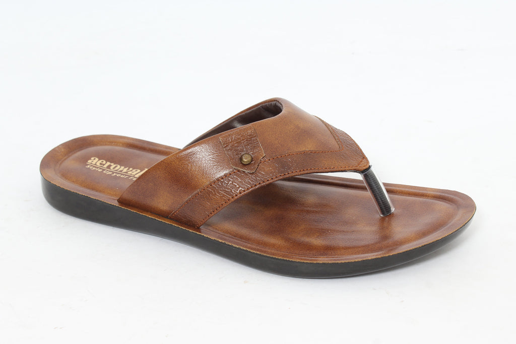 Aerowalk TAN Slipper with slip-on for male