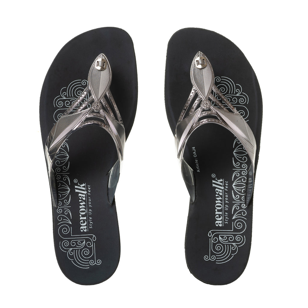 Inblu Women Slipper #OAJ4 - GUN METAL