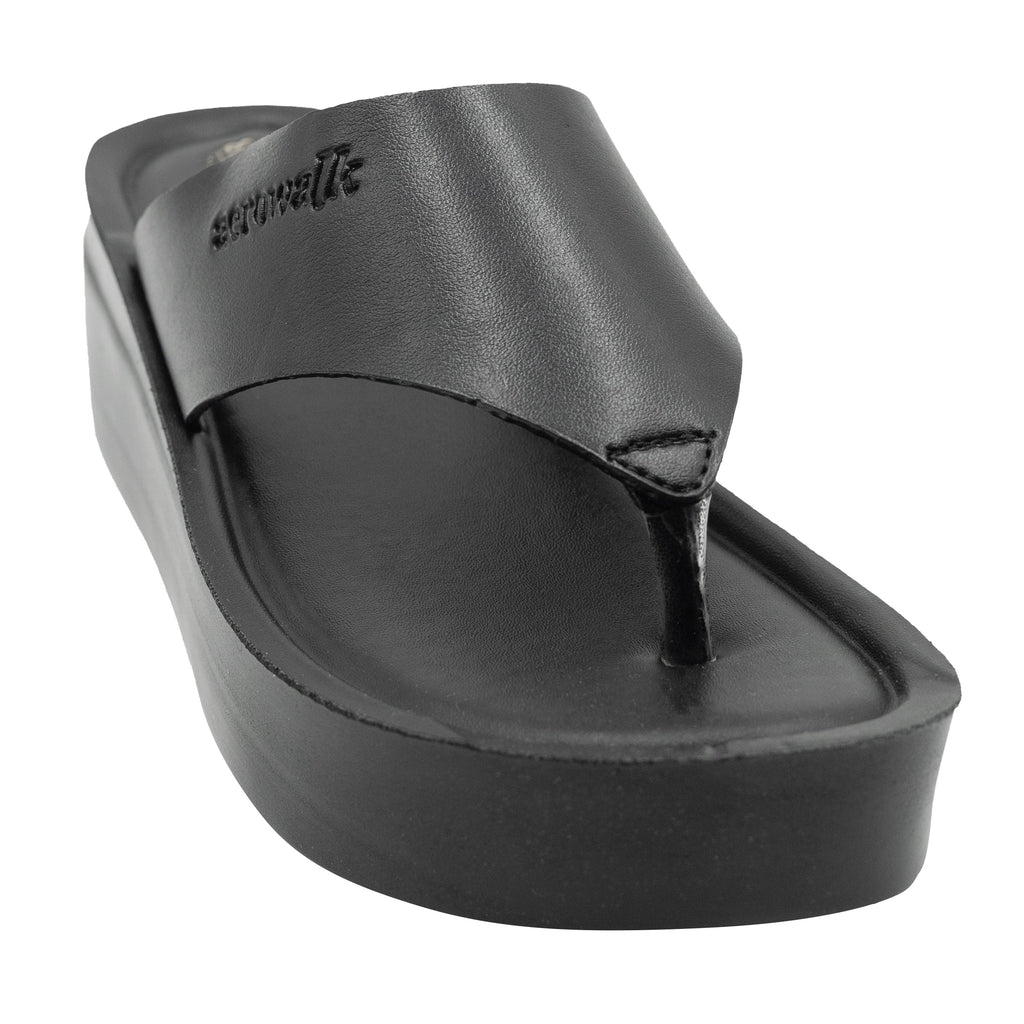 Aerowalk BLACK Slipper with slip-on for female