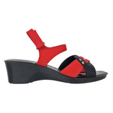 Aerowalk Women Sandals #05A5 - RED & BLACK