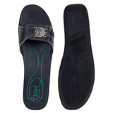 CHIPS Women Slipper #0702 - BLACK