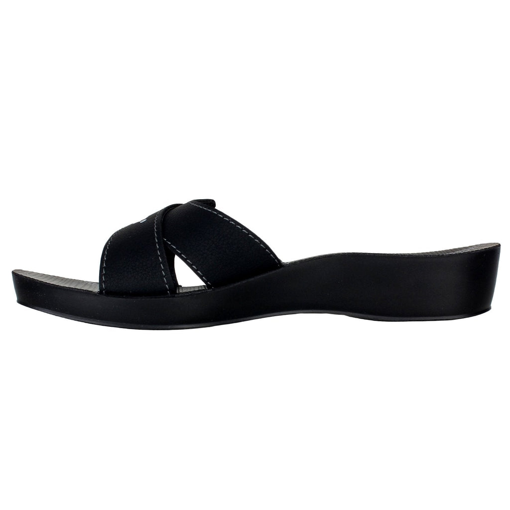 Aerowalk Women Slipper  #0417 - BLACK