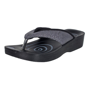 Aerowalk Women Slipper #0803 - GUN METAL