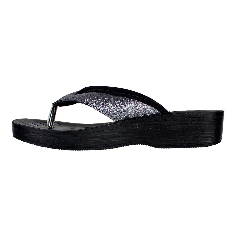 Aerowalk Women Slipper #0803 - GUN METAL