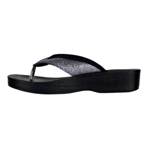 Aerowalk Women Slipper #0803 - GUN METAL
