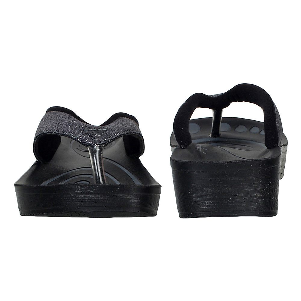 Aerowalk Women Slipper #0803 - GUN METAL