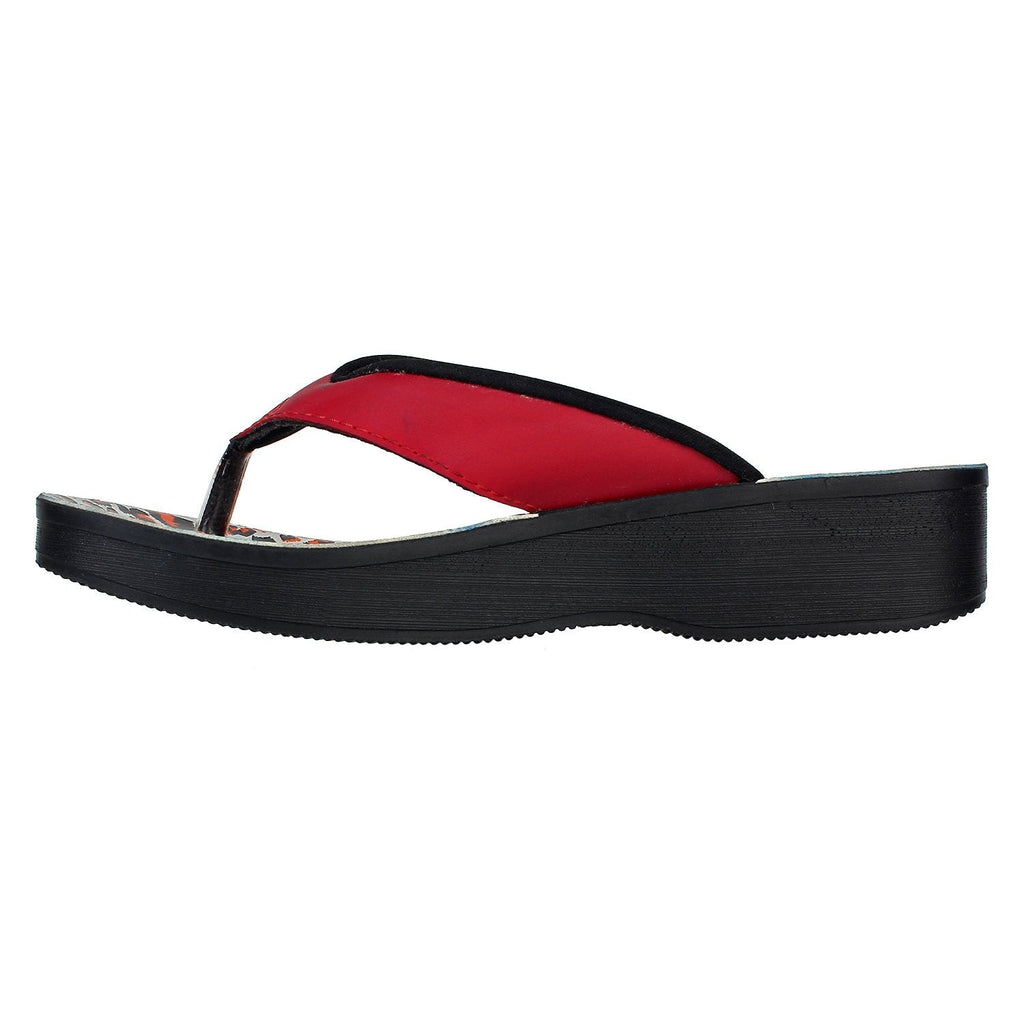 Aerowalk Women Slipper #0888 - RED