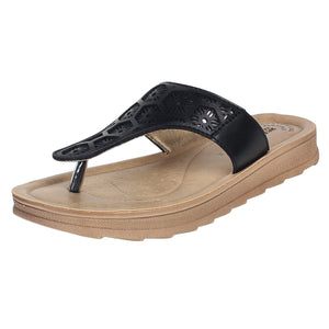 Aerowalk Women Slipper #DI27 - BLACK
