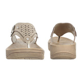 Aerowalk Women Slipper #FFC1 - GOLD