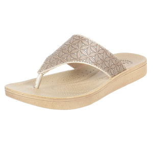 Aerowalk Women Slipper #MZH4 - GOLD