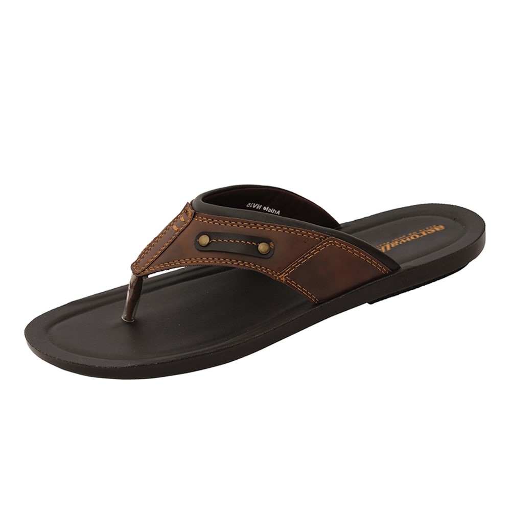 Aerowalk Men Slipper #NV35 BROWN – The Condor Trendz Store