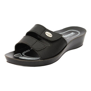 Aerowalk Women Slipper #0402 - BLACK