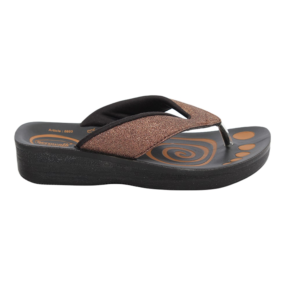 Aerowalk Women Slipper #0803 - BROWN