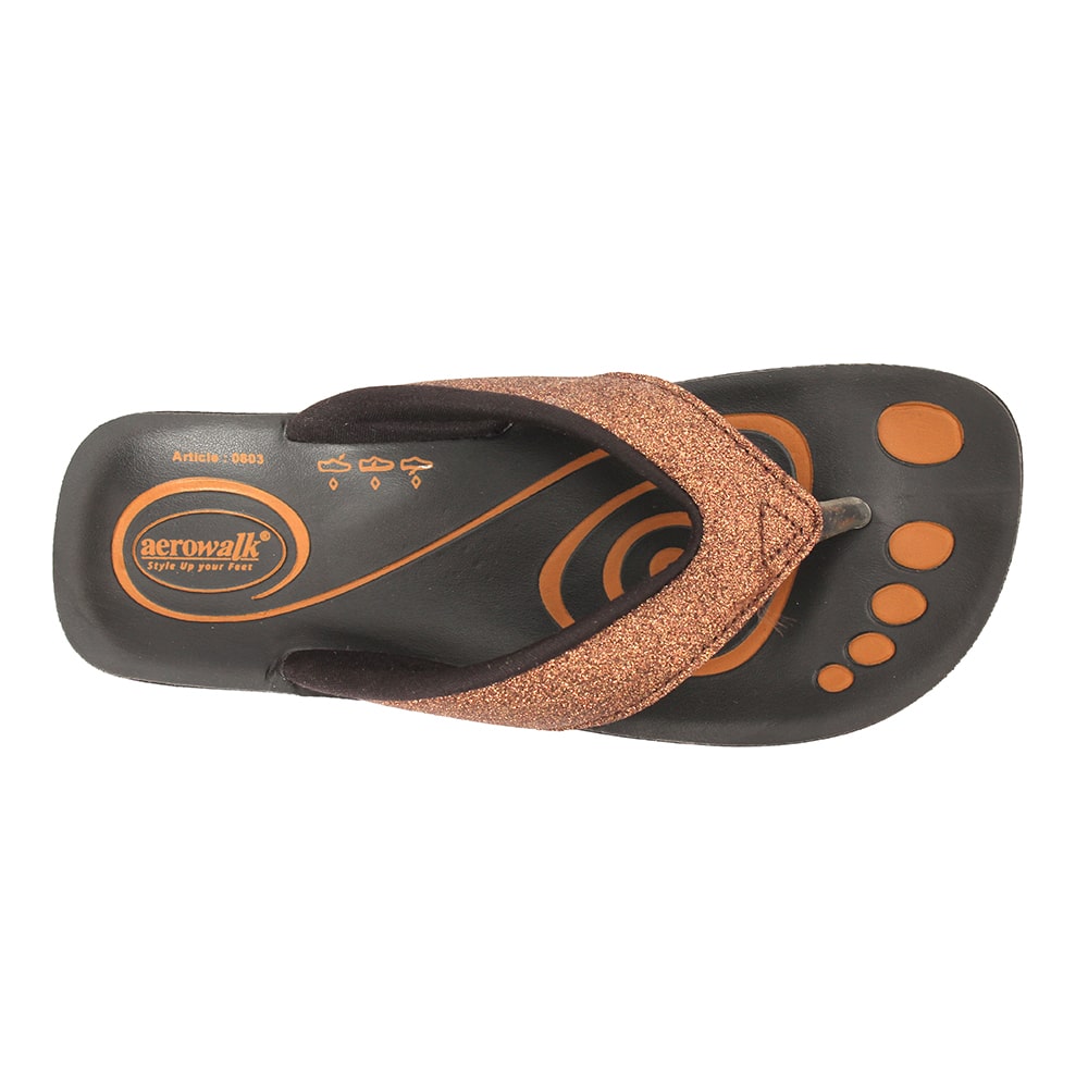 Aerowalk Women Slipper #0803 - BROWN