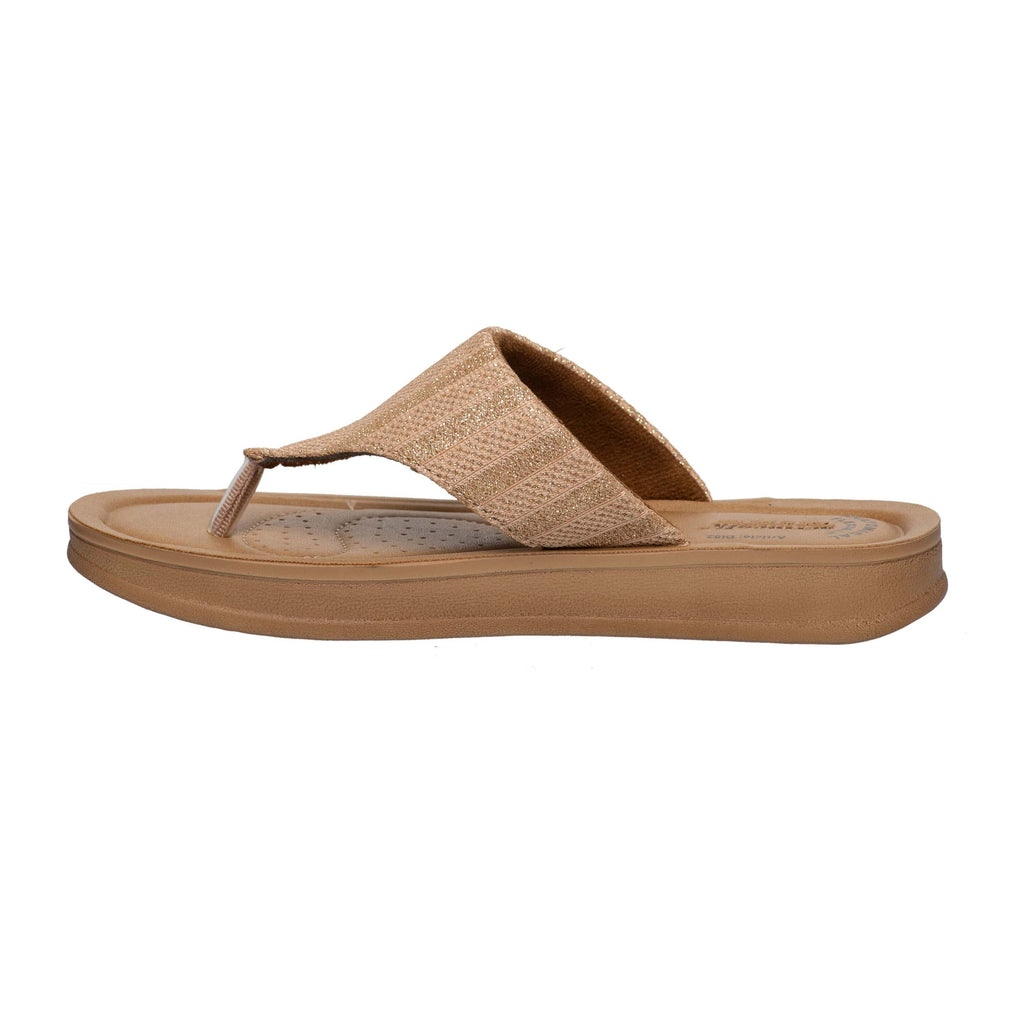 Aerowalk Women Slipper #DI82 - GOLD