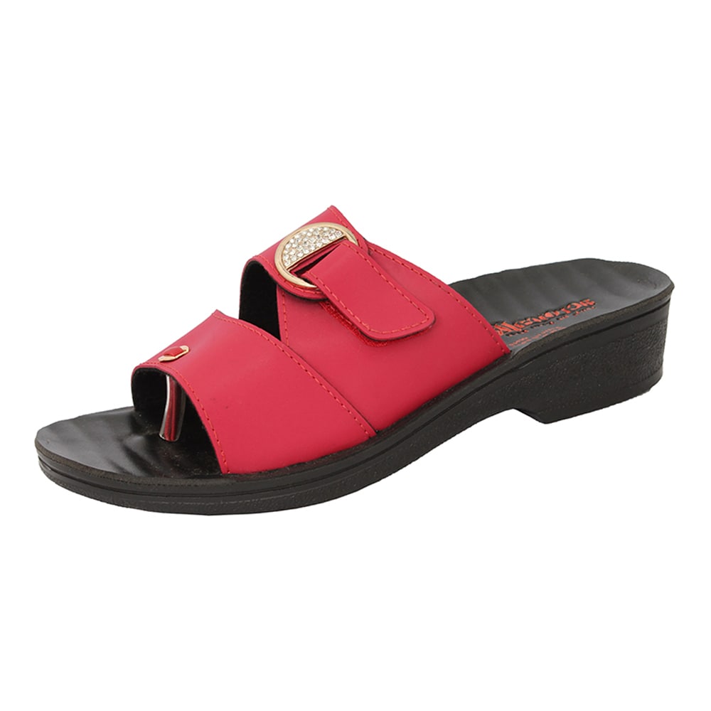 Womens red 2025 slippers