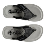 Aerokids Boys Flip Flops #CS43 - BLACK