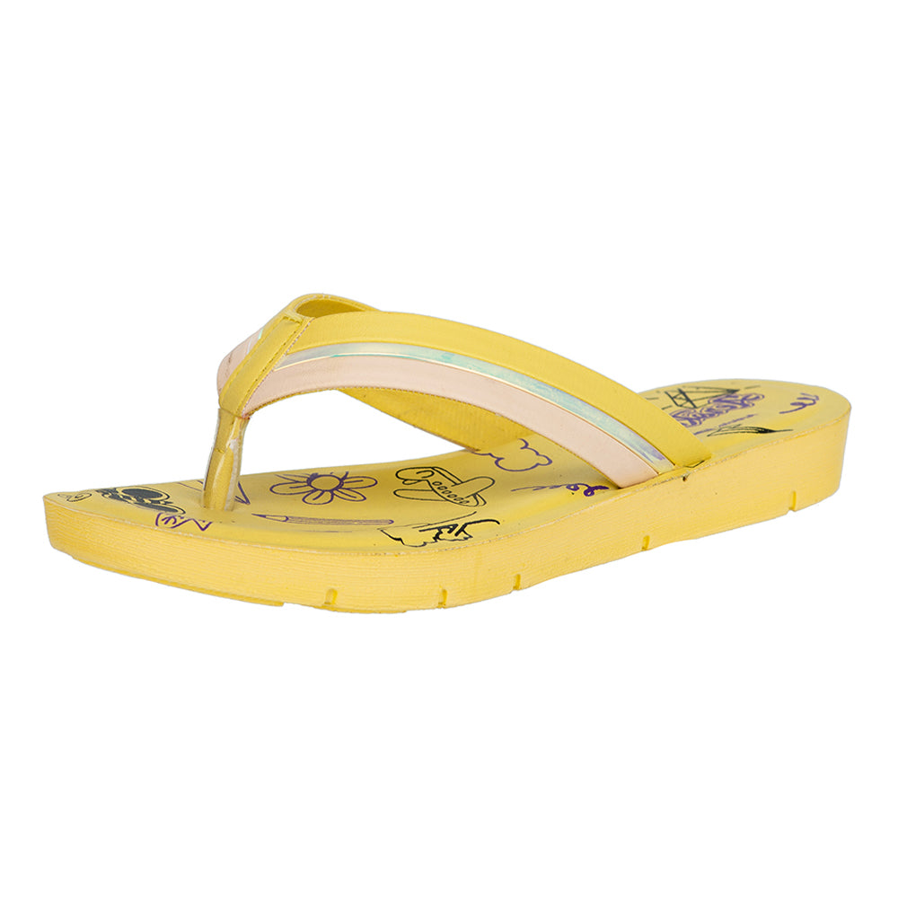 Lemon top flip flops